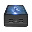 Solar Wireless Power Bank - High Capacity Portable Charger with Solar Panel