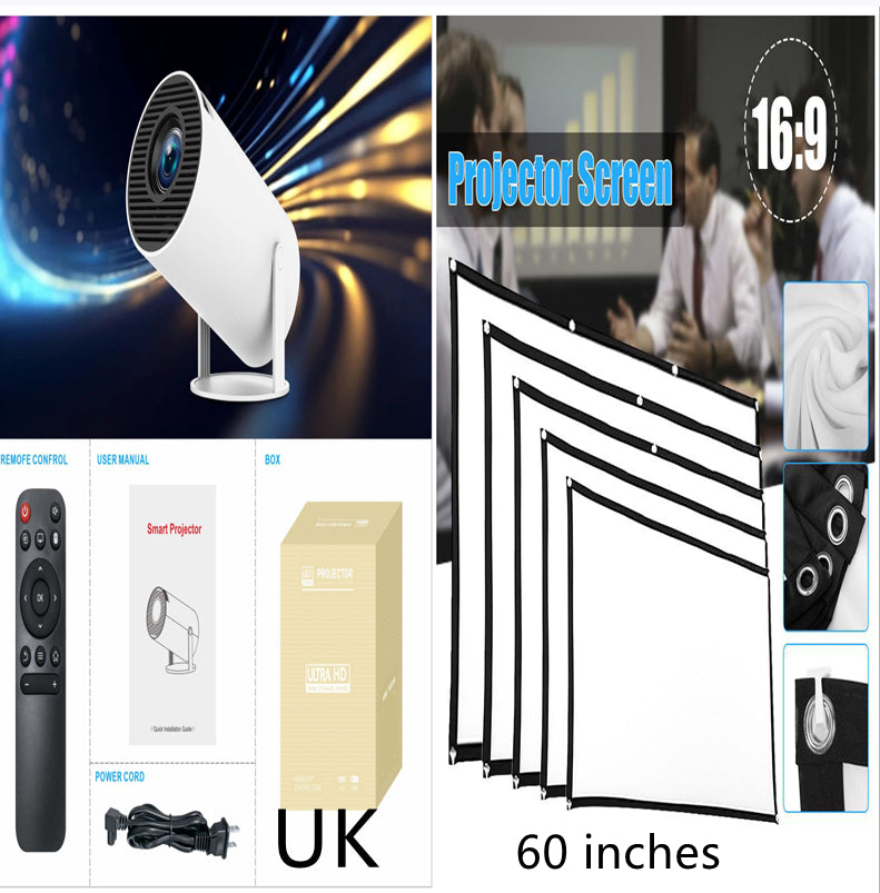HY300 Pro Projector - Portable Home Theater Entertainment System