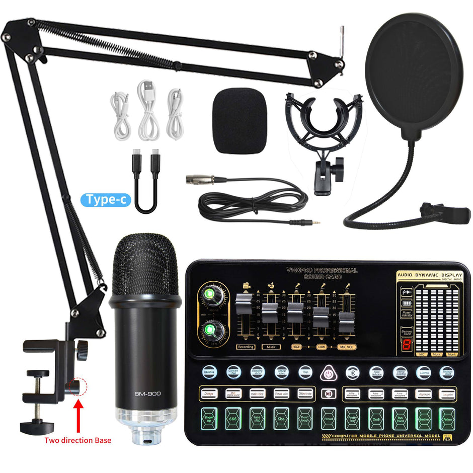 Professional Streaming Microphone Kit - Complete Broadcast Bundle