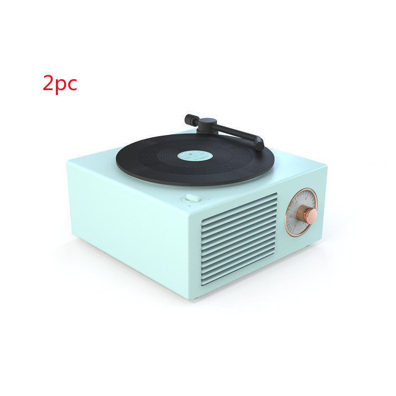Retro Phonograph Bluetooth Speaker - Vintage Design Wireless Audio