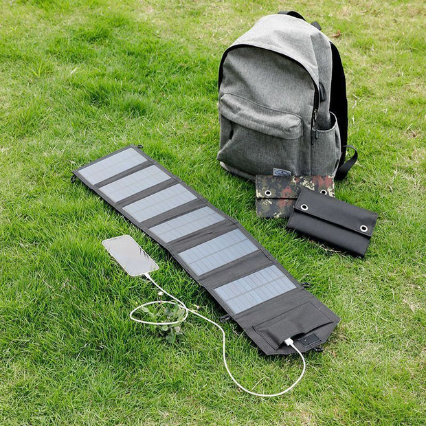 Portable Solar Panel Charger - Monocrystalline Outdoor Power Bank