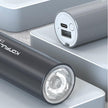 LED Flashlight Power Bank - 5000mAh Portable Charger with Light