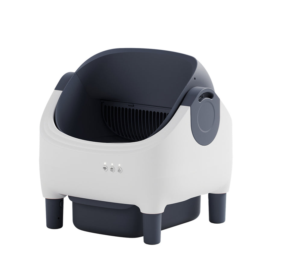 Smart Automatic Cat Litter Box - Semi-Enclosed Self-Cleaning Drawer Design Intelligent Litter Box
