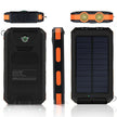 Waterproof Solar Power Bank 20000mAh with Compass - Outdoor Charger