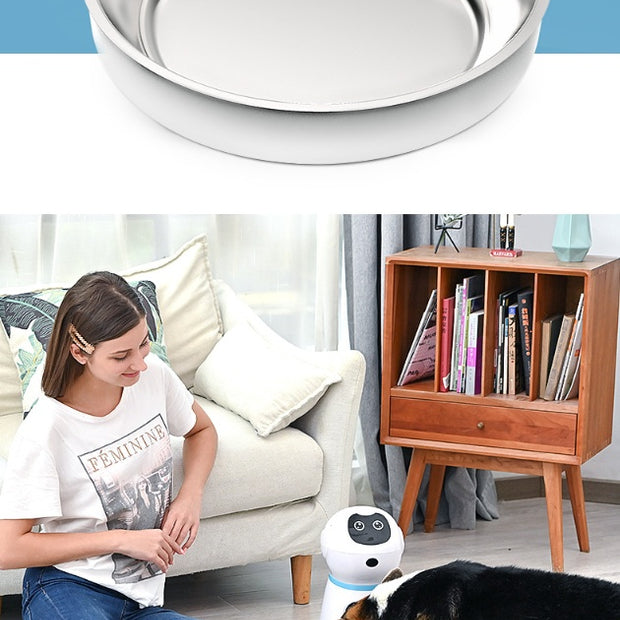 Automatic Pet Feeder with Voice Recording - 4 Meals Daily Timer with Infrared Sensor