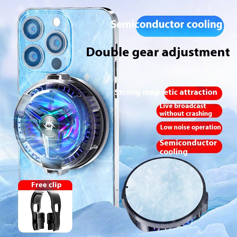 Magnetic Phone Cooler - Semiconductor Radiator with Digital Display