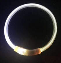 USB Rechargeable LED Dog Collar - Light Up Safety Collar with 3 Flash Modes for Night Walking