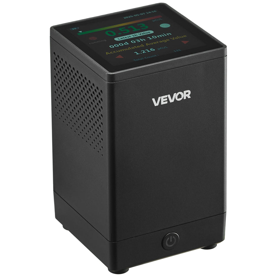 Home Radon Detector - Rechargeable Radon Gas Meter with Color LCD Display | 2-20kBq/m³