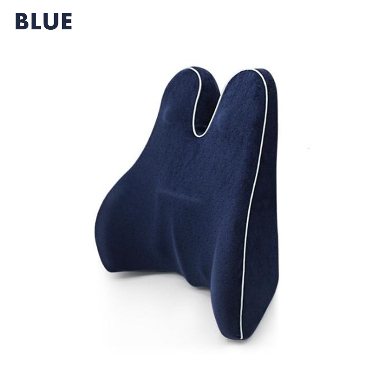 Orthopedic Lumbar Support Cushion - Memory Foam Back Support Pillow