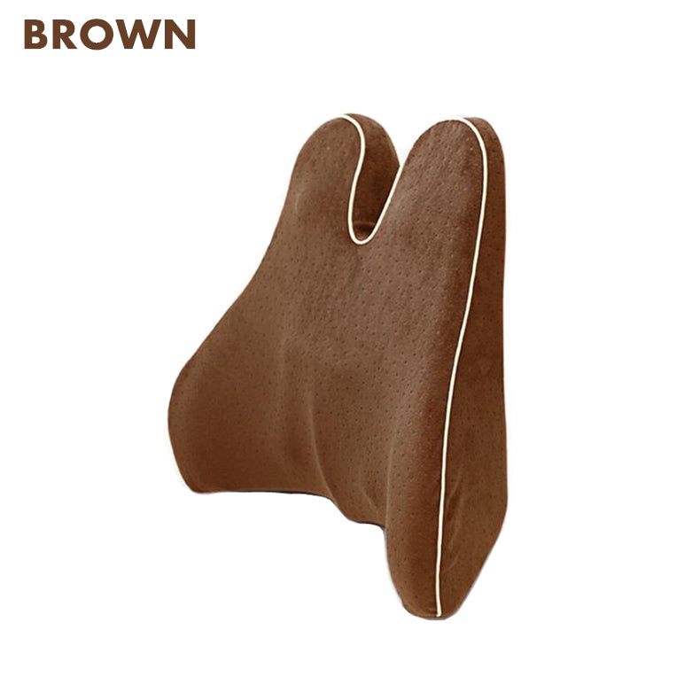 Orthopedic Lumbar Support Cushion - Memory Foam Back Support Pillow