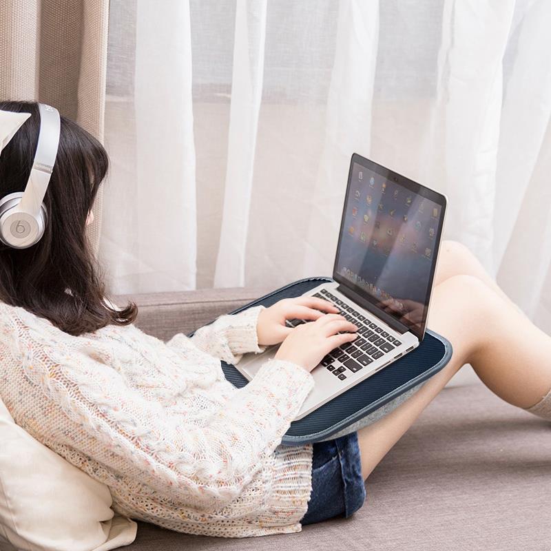 Laptop Bed Desk - Adjustable Portable Computer Table with Storage