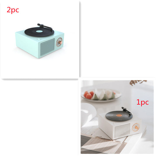 Retro Phonograph Bluetooth Speaker - Vintage Design Wireless Audio