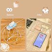 Cable Organizer Clips - Desktop Charging Cable Management 4-Pack
