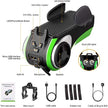 5-in-1 Bicycle Light - LED Light, Bluetooth Speaker, Power Bank & Phone Holder
