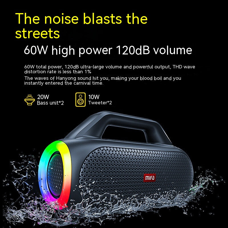 Premium Bluetooth Speaker - High Power Extra Bass Portable Sound System