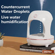 Anti-Gravity Levitating Water Drops Humidifier - LED Fountain Light