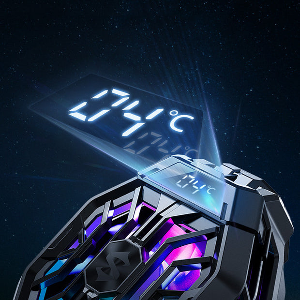 Gaming Phone Cooler - Semiconductor Cooling Fan with RGB Lights