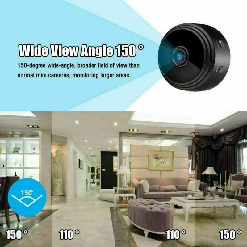 Mini Hidden Spy Camera - 1080P HD WiFi Security Camera with Night Vision | Wireless Nanny Cam