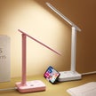 LED Desk Lamp with Power Socket - USB Charging Eye Protection Light