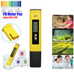 Digital pH Meter 0.01 High Precision Water Quality Tester with Calibration Powder