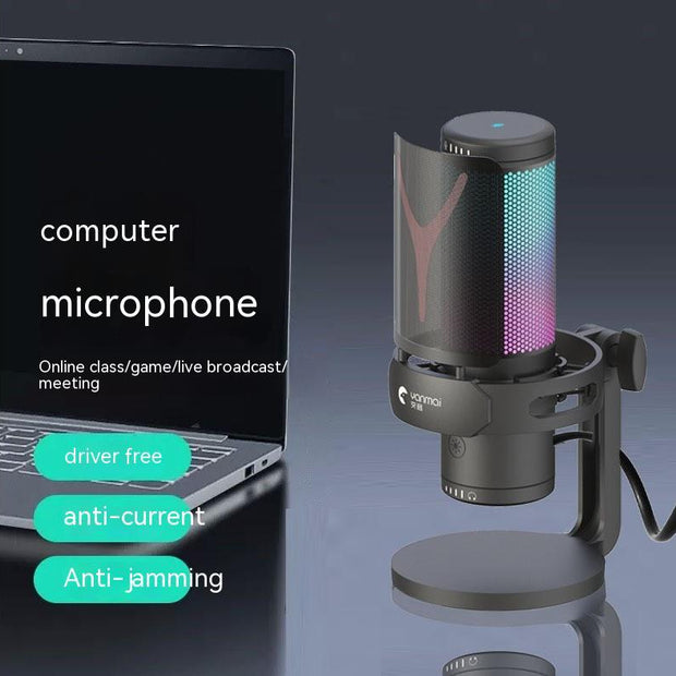 USB Type-C Dual Interface Microphone - Studio Recording Mic