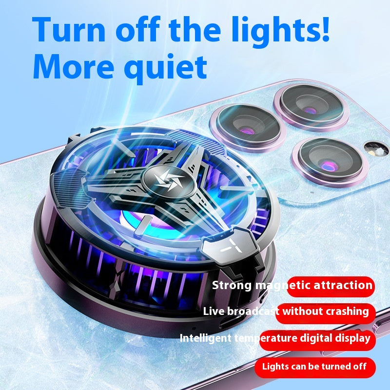 Magnetic Phone Cooler - Semiconductor Radiator with Digital Display