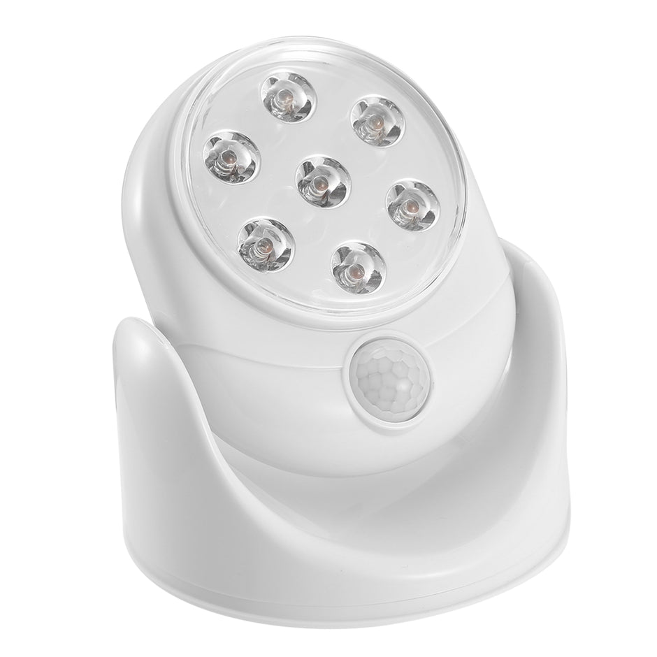 Wireless LED Spotlight - 300 Lumens Motion Sensor Light | 360° Rotatable Battery Operated for Closet & Bathroom