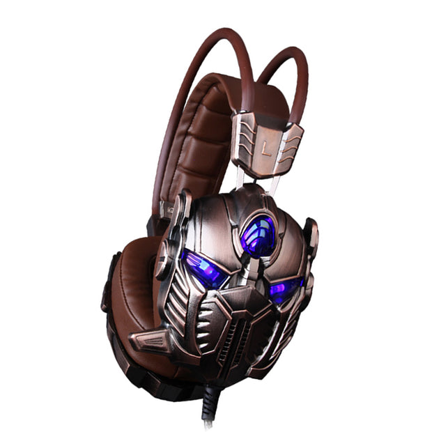 Professional Gaming Headset - Vibration RGB LED with Memory Foam