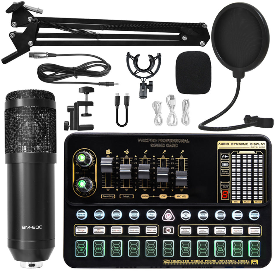 Professional Streaming Microphone Kit - Complete Broadcast Bundle