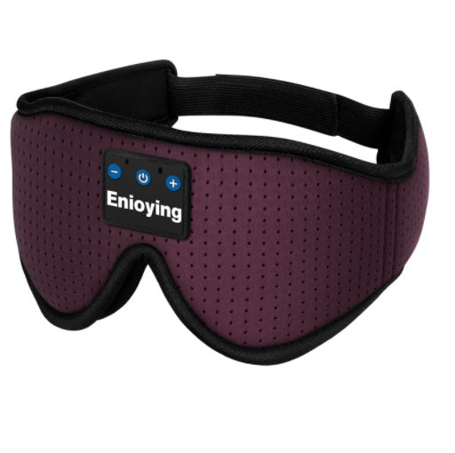 3D Bluetooth Sleep Mask - Wireless Music & Calls with 14Hr Battery