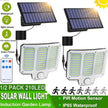 210 LED Solar Motion Sensor Light - Super Bright Outdoor Security Wall Lamp