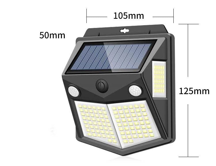 Solar LED Garden Light - Dual Sensor Motion Activated Outdoor Lighting