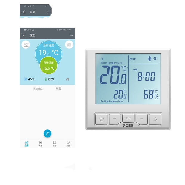 Programmable Floor Heating Thermostat with Remote Control - Hydropower & Electric