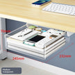 Stackable Storage Box - Transparent Desk Organizer with Lid