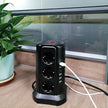 Tower Power Strip with USB - 12-Outlet Surge Protector