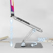 Adjustable Laptop Stand - Foldable Aluminum Ergonomic Riser