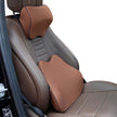 Car Headrest & Lumbar Support Set - Memory Foam Ergonomic Cushion