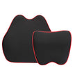 Car Headrest & Lumbar Support Set - Memory Foam Ergonomic Cushion