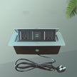 Pop-Up Desktop Power Socket - Hidden Aluminum Outlet with USB Ports