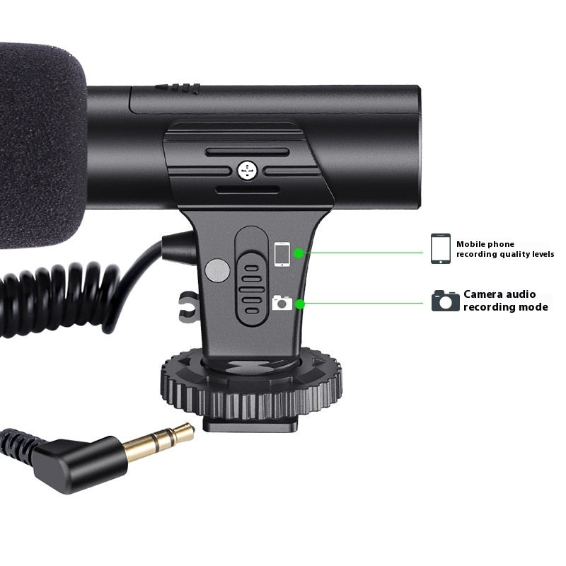 Mobile Phone Video Microphone - Compact Recording Mic for Smartphones