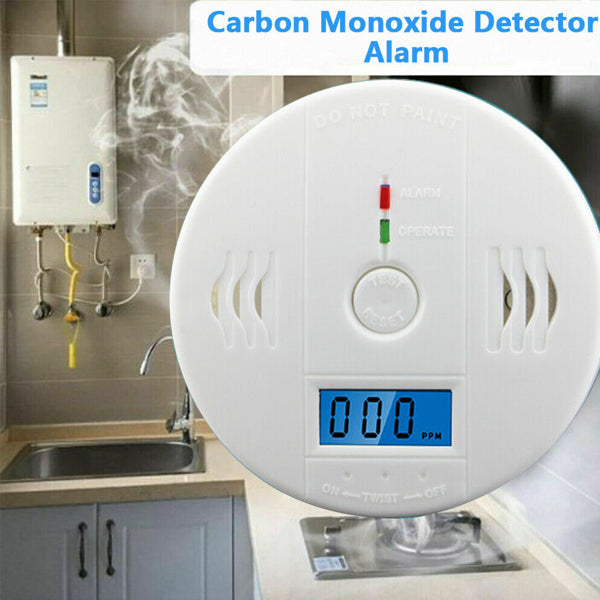 Digital LCD Carbon Monoxide Detector for home gas safety and CO monitoring