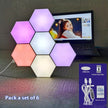 Modular RGB Wall Light Panels - App Controlled Gaming Atmosphere Lighting