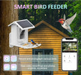 Solar Smart Bird Feeder Camera - Low Power Consumption WiFi Bird Watching Feeder