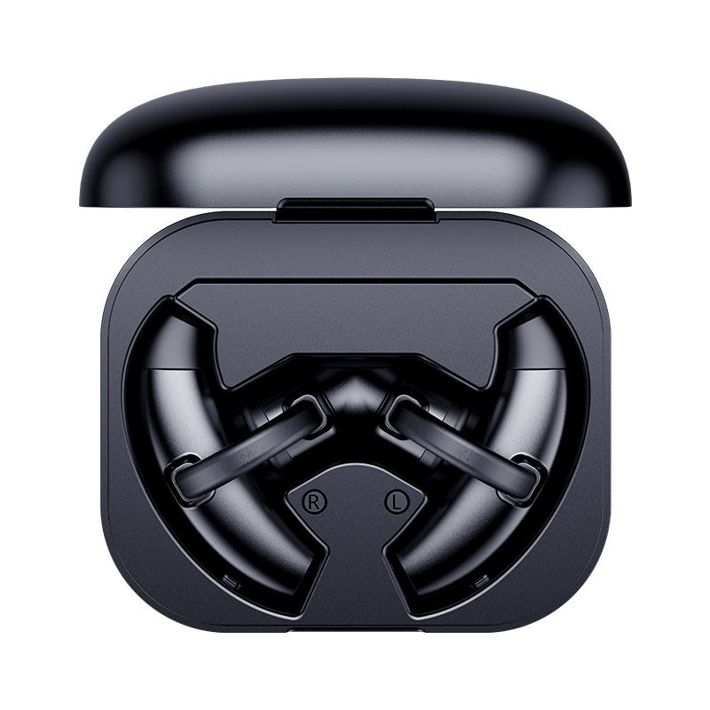Bone Conduction Clip-On Headset - Wireless Bluetooth Earphones with 8-Hour Battery