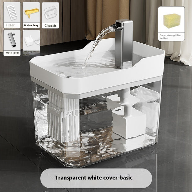 Pet Water Fountain - 1.5L Automatic Cat Water Dispenser with Filter & Circulation