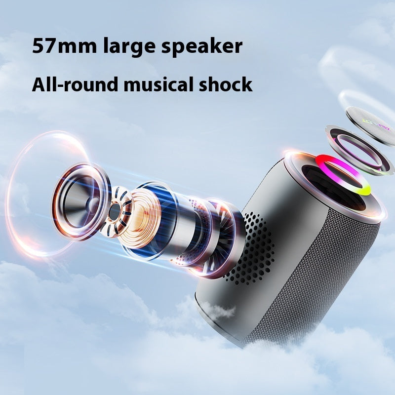 Portable Bluetooth Speaker - 12W Outdoor Wireless Speaker with Subwoofer