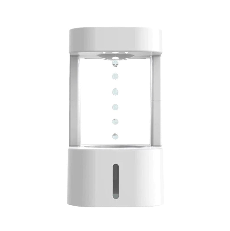 Anti-Gravity Water Drop Humidifier - LED Ambient Light & Air Purifier