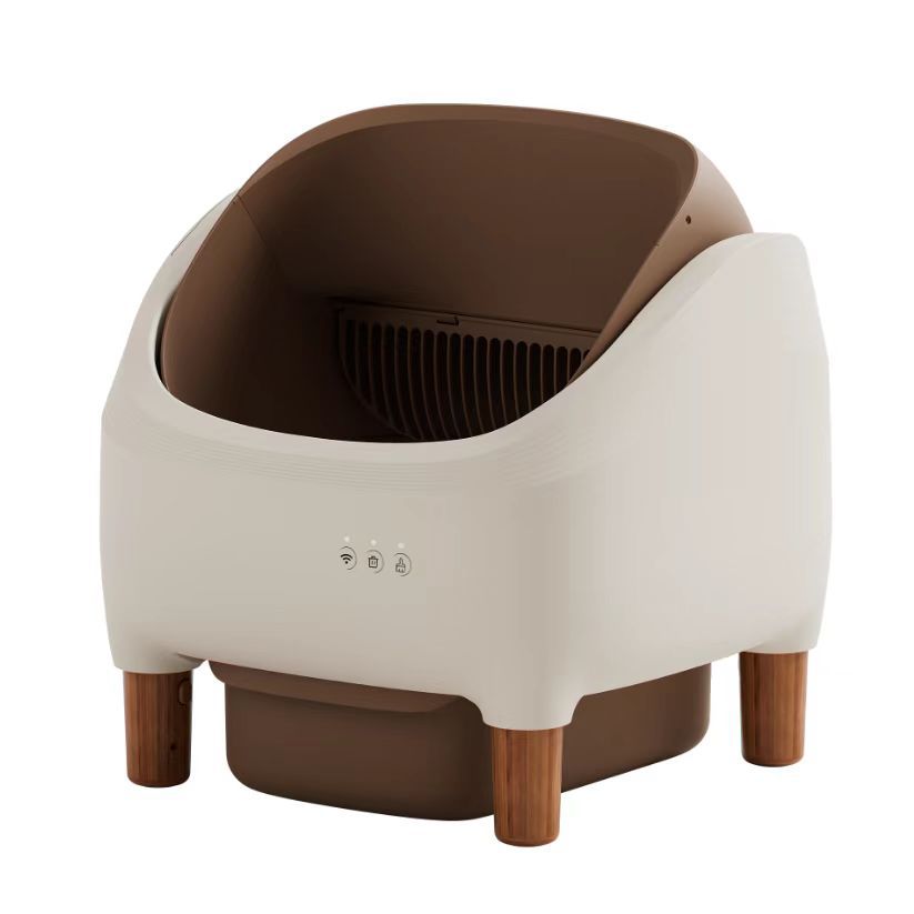Smart Automatic Cat Litter Box - Semi-Enclosed Self-Cleaning Drawer Design Intelligent Litter Box