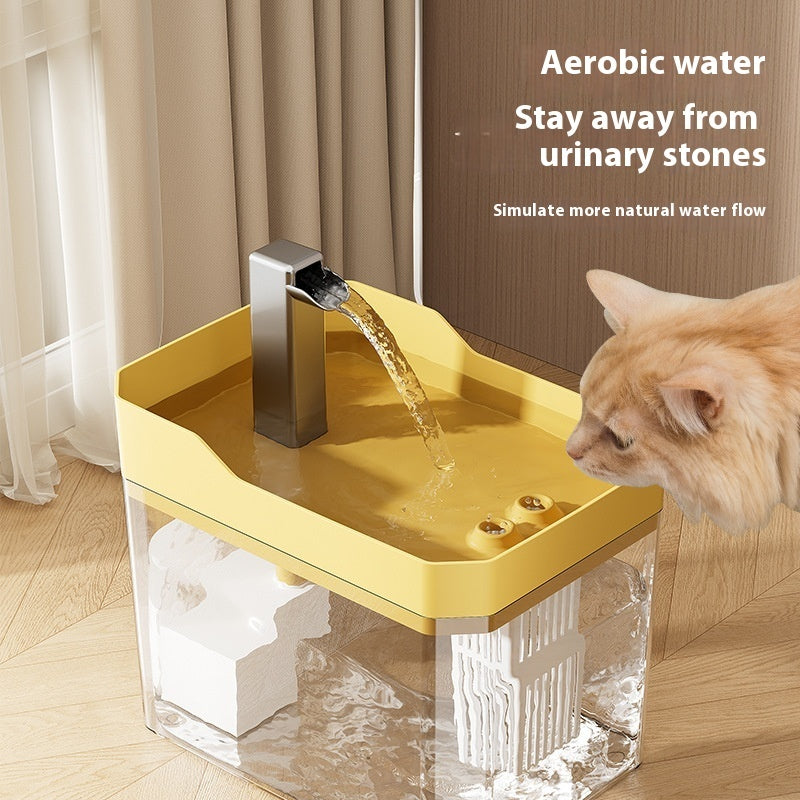 Pet Water Fountain - 1.5L Automatic Cat Water Dispenser with Filter & Circulation