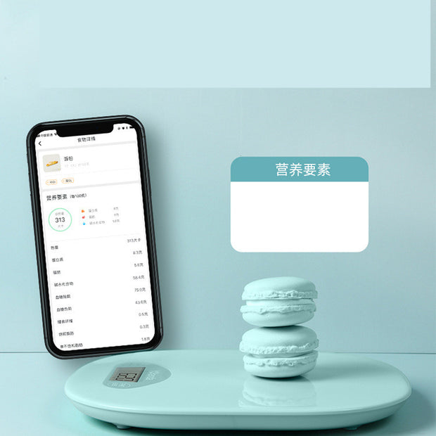 Smart Kitchen Scale - Digital Food Scale with App 2g-5kg Precision Baking Scale